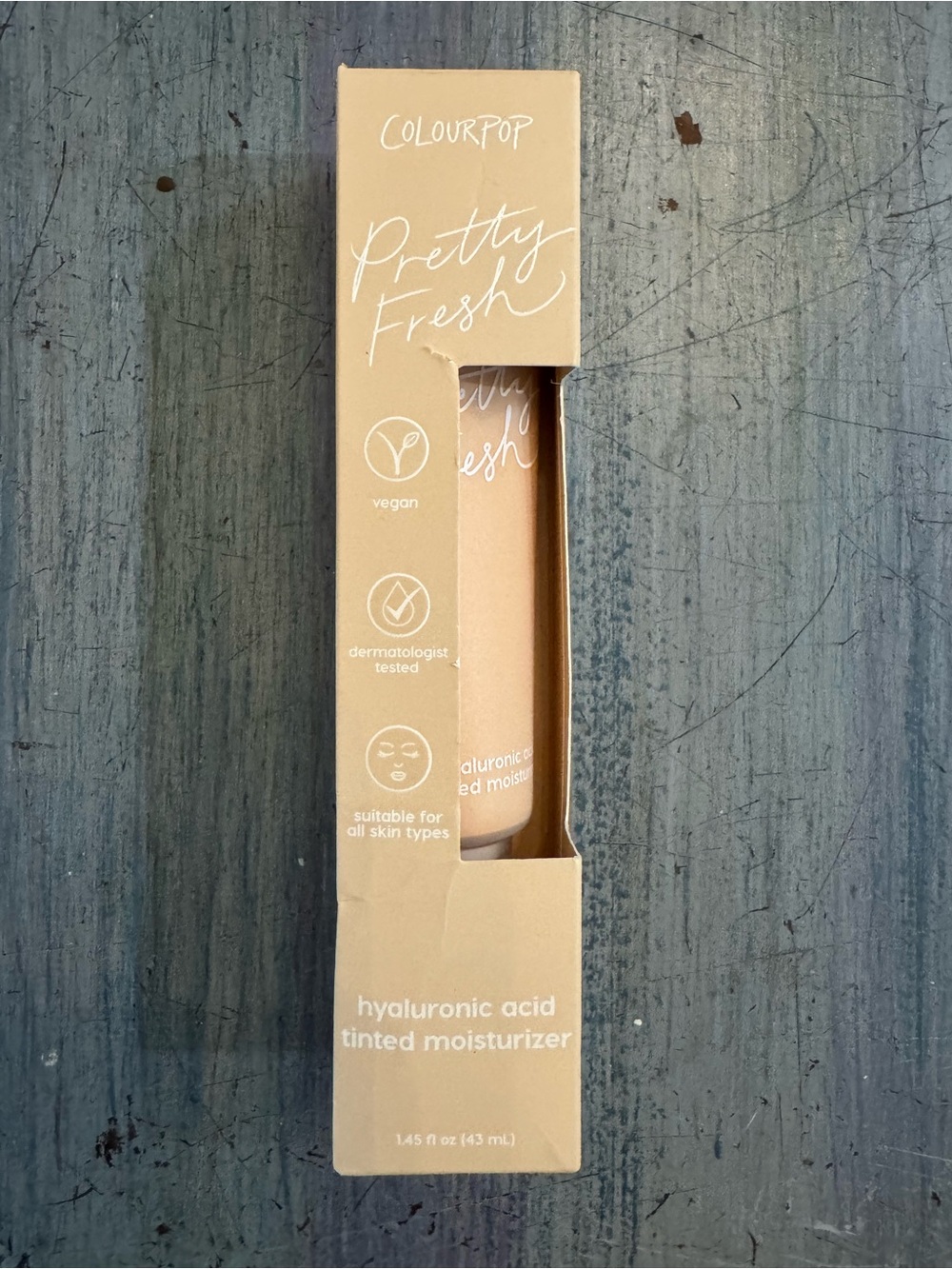 ColourPop Pretty Fresh Hyaluronic Acid Tinted Moisturizer Fair 4N NWT